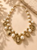 🤍 Collana Cameo Pearl